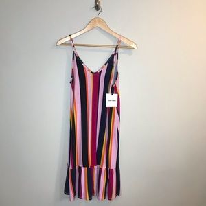 Brand NEW NWT Agnes & Dora Wunder Adjustable Boho Stripe Dress XS 0-2